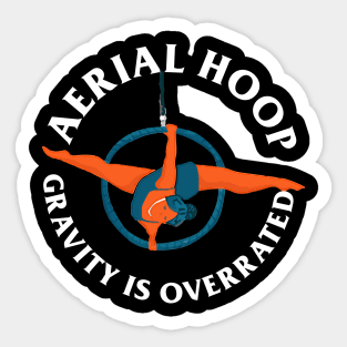 Gravity is overrated Sticker